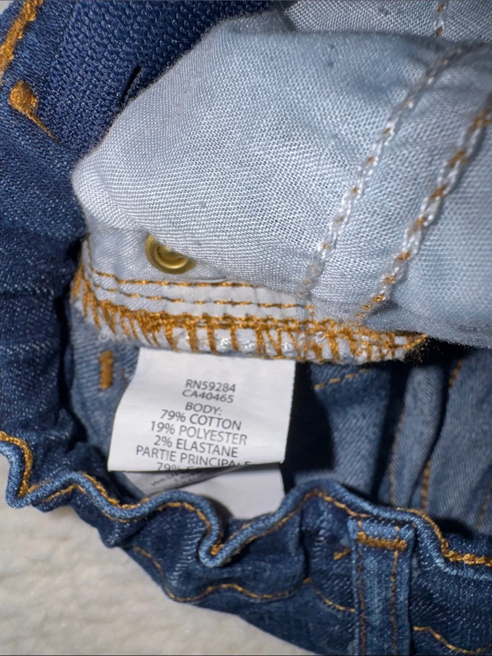 The Children's Place Dark Blue Stretch Bootcut Denim Jeans
